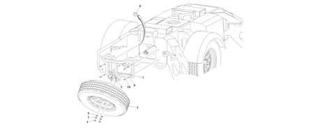0274329 Spare Tire (14" Radial) | BHE Lift Parts - BHE Parts Store