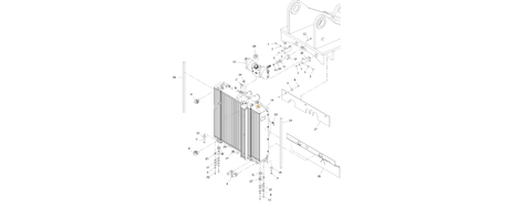 1001165670 Cooling Installation diagram of the JLG part number.