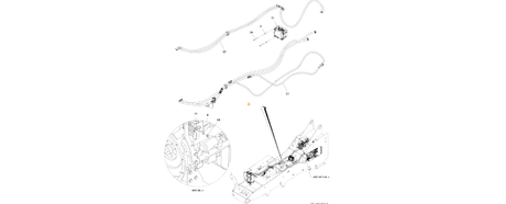 1001165675 DEF System Installation diagram of the JLG part number.