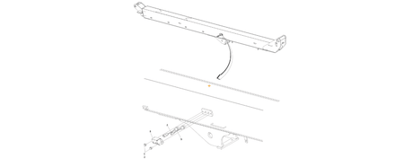 A diagram of JLG part number 1001173233 Capacity Switch Installation.