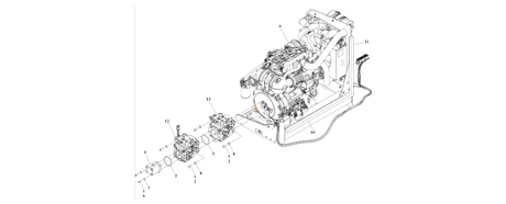 1001214459 Engine ,Deutz T4F D2.9L4 49HP - BHE Parts Store