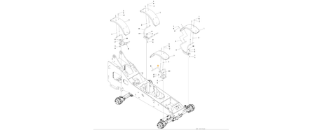 1001251401 Fender Installation diagram of the JLG part number.
