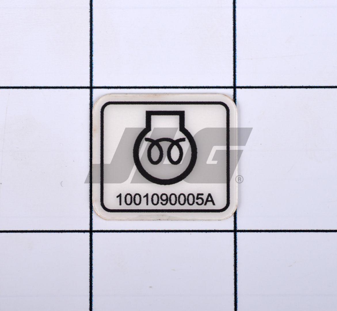 1001090005 Engine Preheat Decal