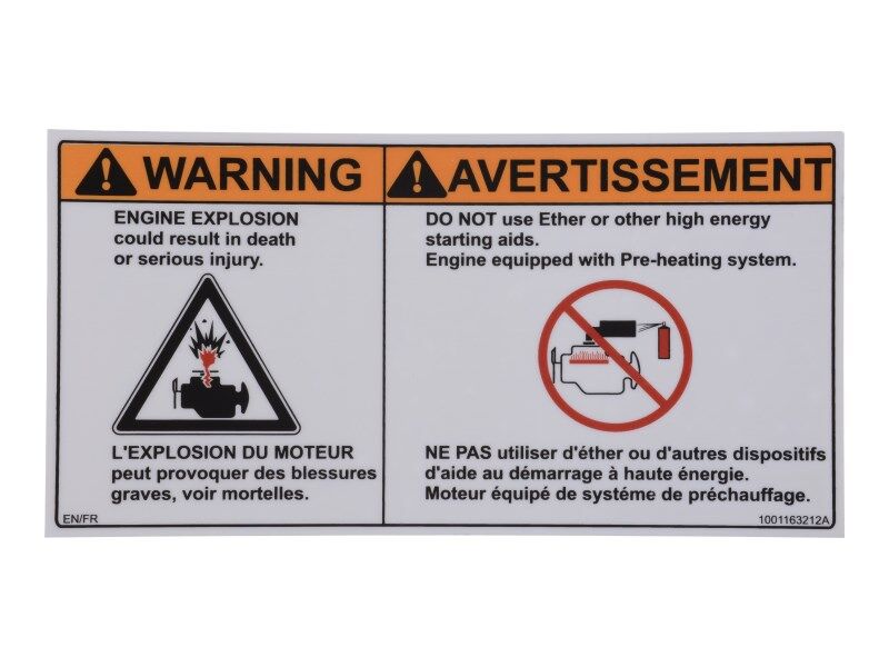 1001092497 Decal, No Pipe Rack Allowed | JLG