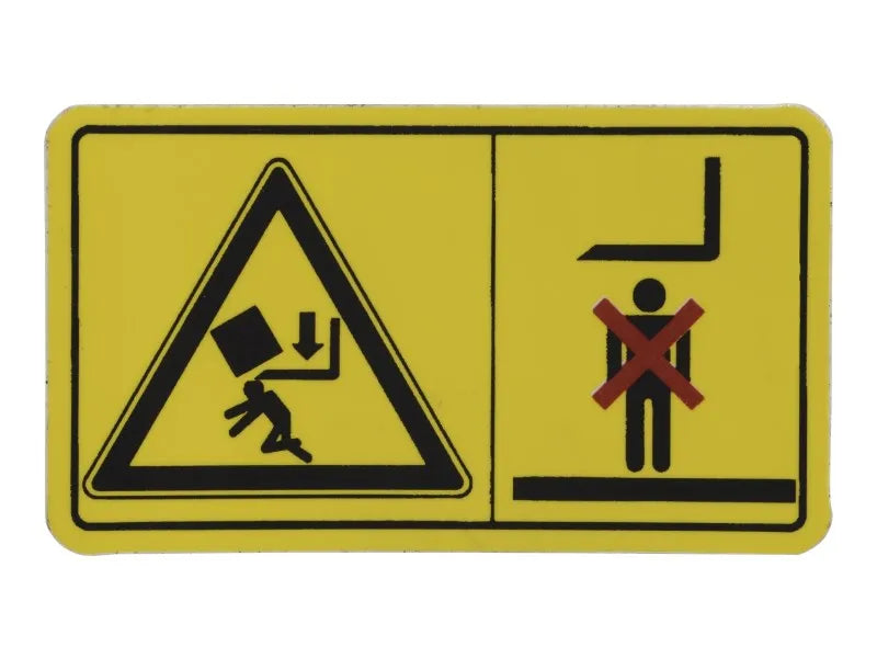 1001092877 Decal, Crush Hazard Warning | JLG