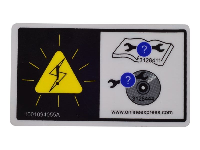 1001094055 Decal, Troubleshooting | JLG