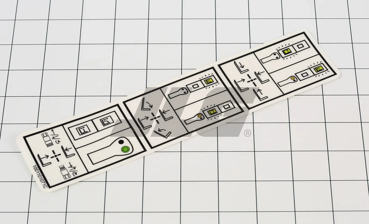 1001101071 Decal, Joystick Instructional | JLG