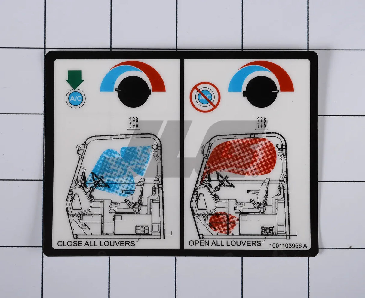 1001103956 Decal, Ac Temp. | JLG