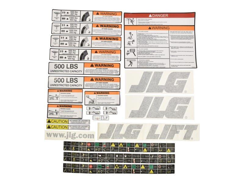 1001108718 Kit, Platform Decals 600A-600S | JLG - BHE Parts Store