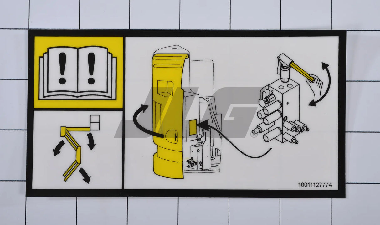 1001112777 Decal, Manual Descent Inside | JLG