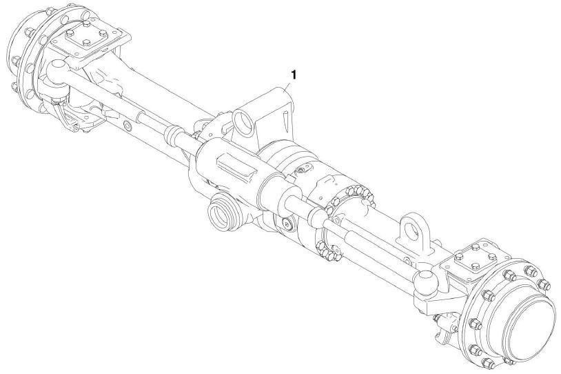 1001116838EX Reman Rear Axle ZF SII 3055 High Pin | JLG - BHE Parts Store