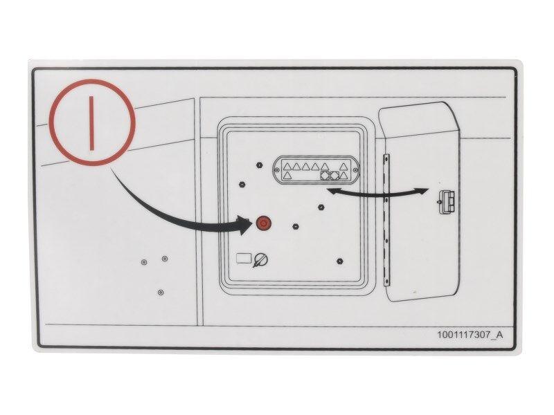1001117307 Decal Emergency Stop