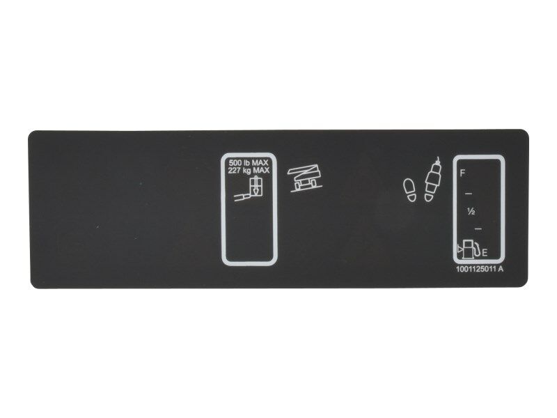 1001125011 Decal, Platform Display | JLG