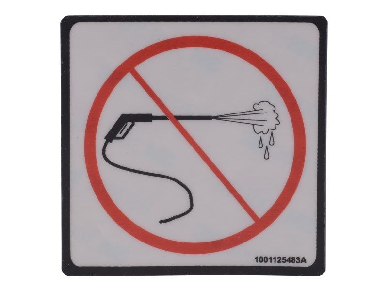 1001125483 Decal, Pressure Wash | JLG