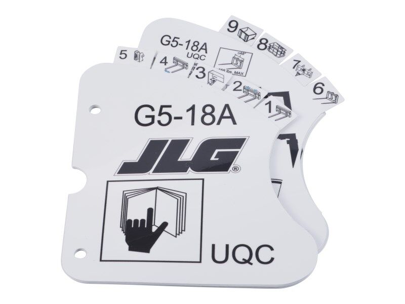 1001126677 Loadchart, Usa, (Universal) | JLG