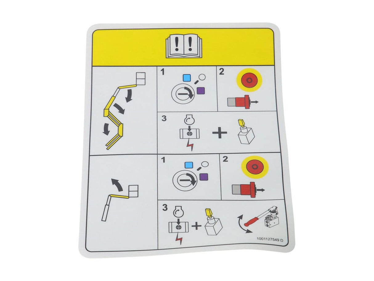 1001127549 Decal, Manual Descent | JLG