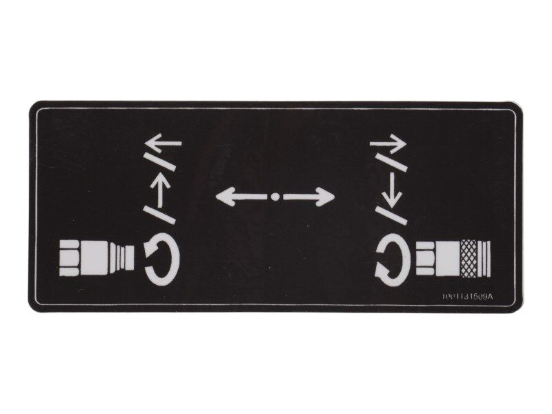 1001131509 Decal, Aux. Hydraulic | JLG