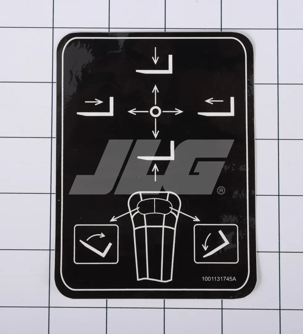 1001131745 Decal, Joystick Boom Toj | JLG