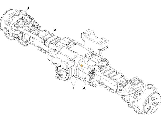 1001136369EX Rebuilt Front Axle | JLG - BHE Parts Store