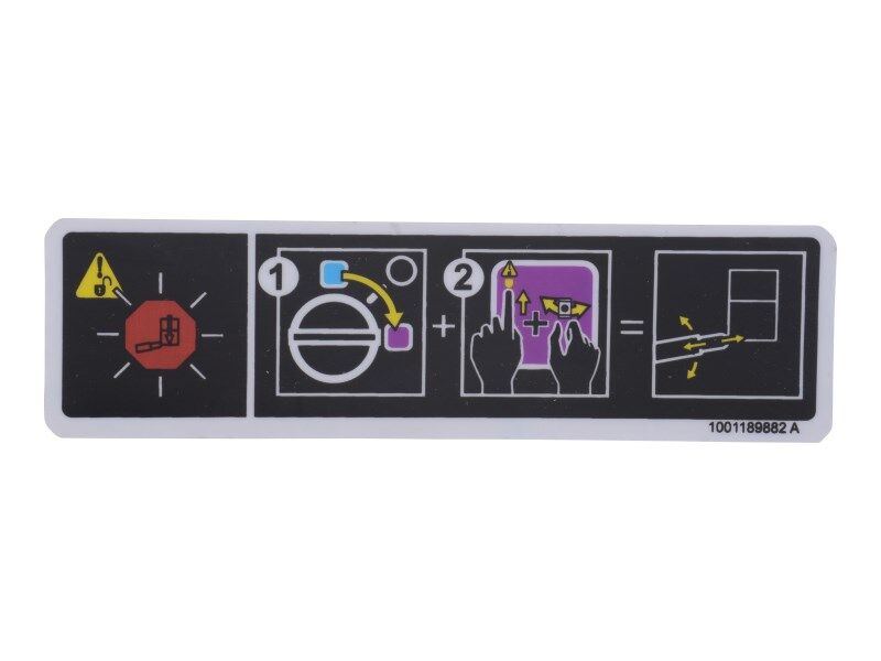 1001189882 Decal, Msso Operation | JLG