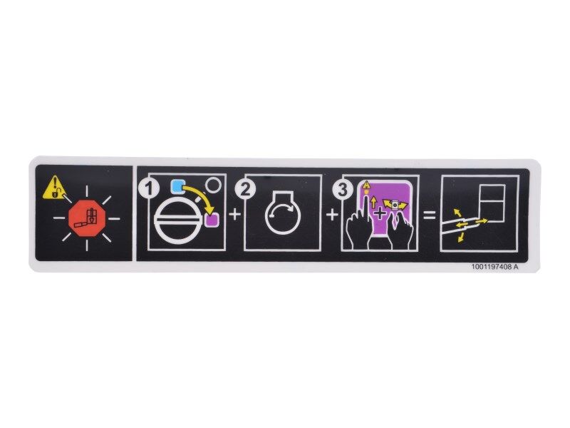 Part Number 1001197408 Decal, Msso fits JLG