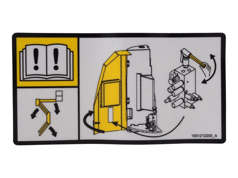 1001212200 Decal, Manual Descent Inside | JLG