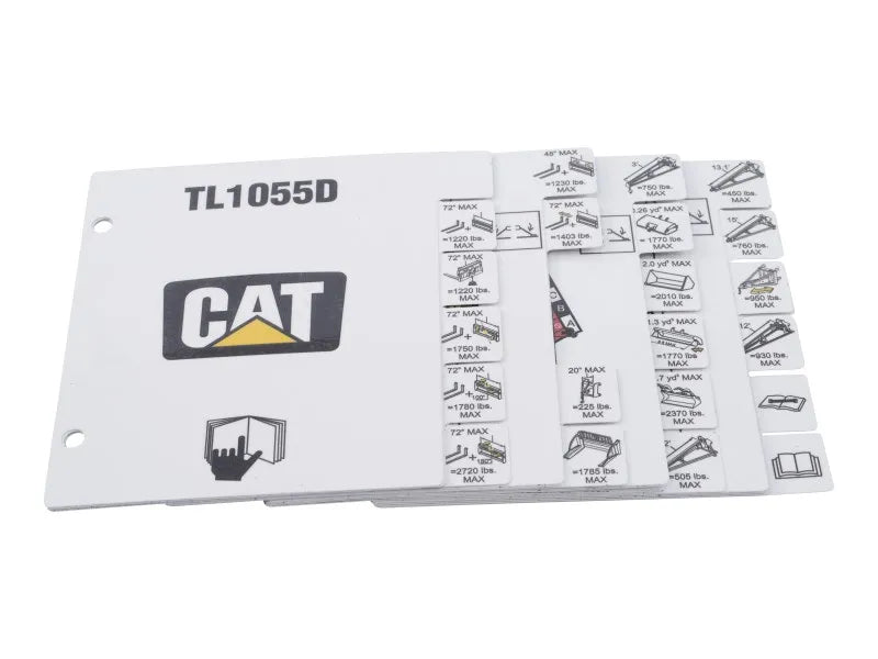 Part Number 1001212233 Load, Booklet TL1055D fits JLG