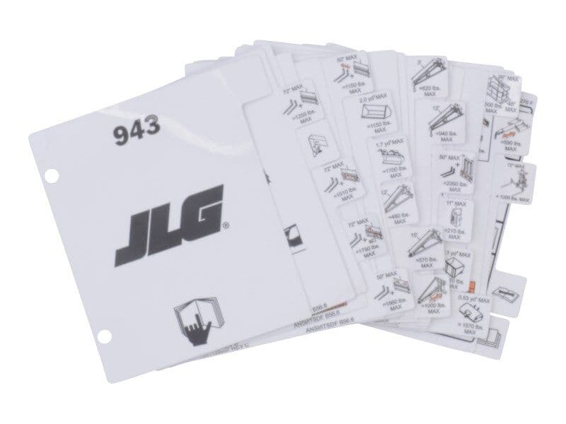 1001212420 Load, Booklet 943 | JLG