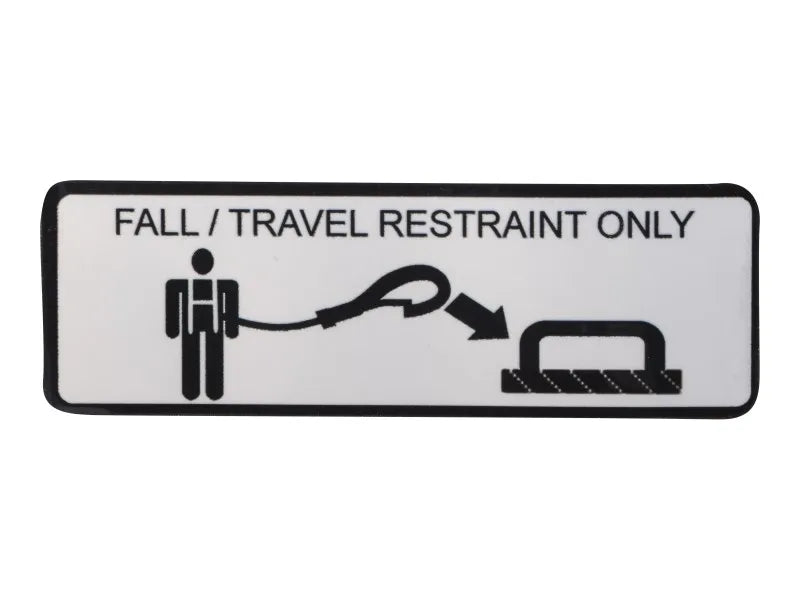 1001213582 Decal, Fall Restraint | JLG