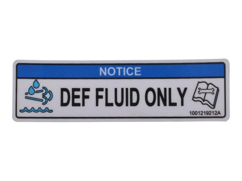 1001219212 Decal Def Fluid Only Na
