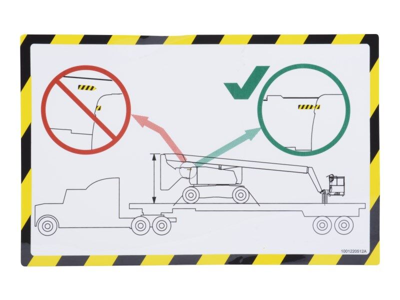 1001220512 Decal, Lower Boom | JLG