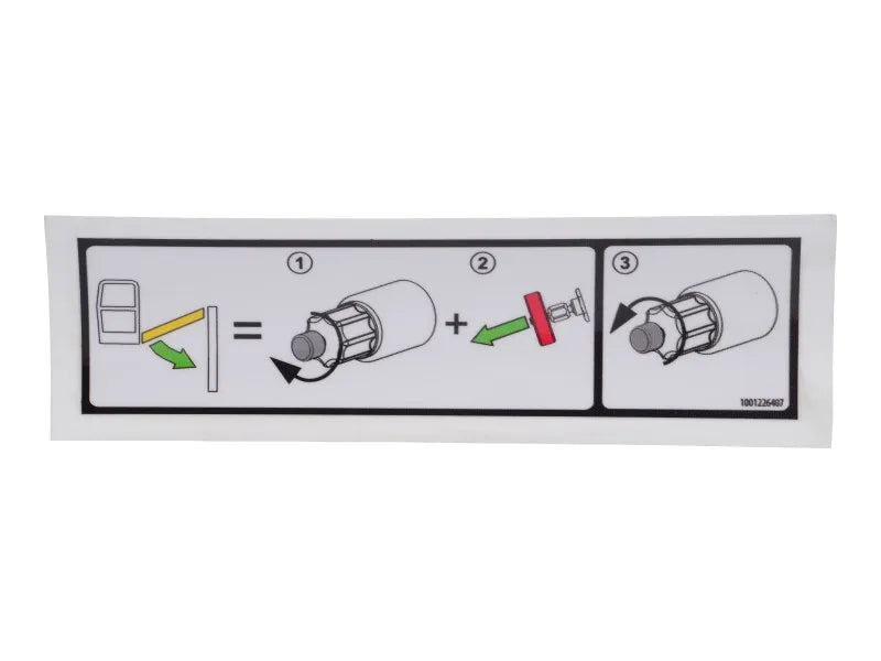 1001226407 Decal, Decal, Jib Manual Descen | JLG