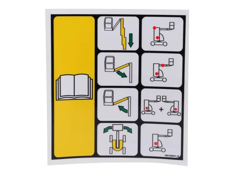 1001226411 Decal, Emergency Controls | JLG