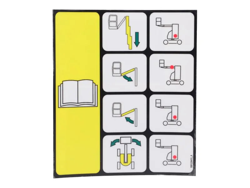 1001226415 Decal, Emergency Controls | JLG