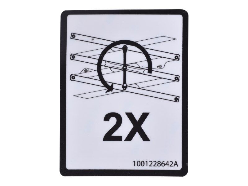 1001228642 Decal, Safety Prop | JLG