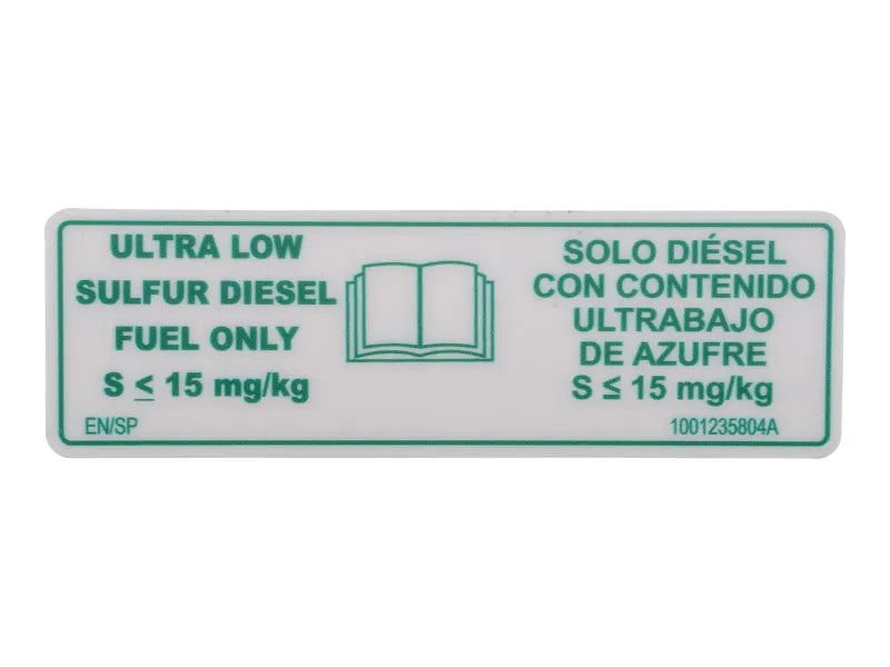 1001235804 Decal, Ultra Low Sulfur Diesel | JLG