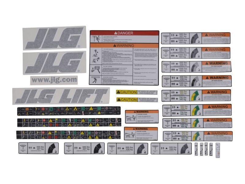 1001238909 Kit, (Service) Platform Decal | JLG - BHE Parts Store