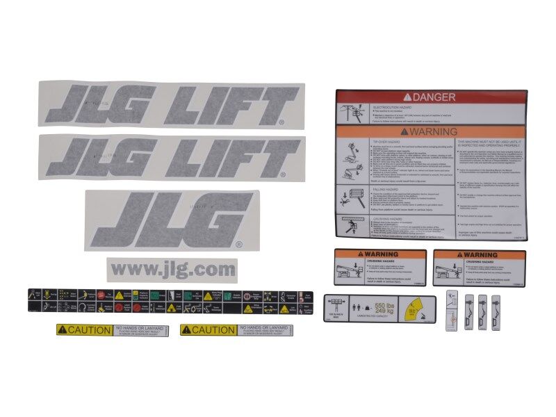 1001241333 Kit, (Service) Pltfrm Decal | JLG