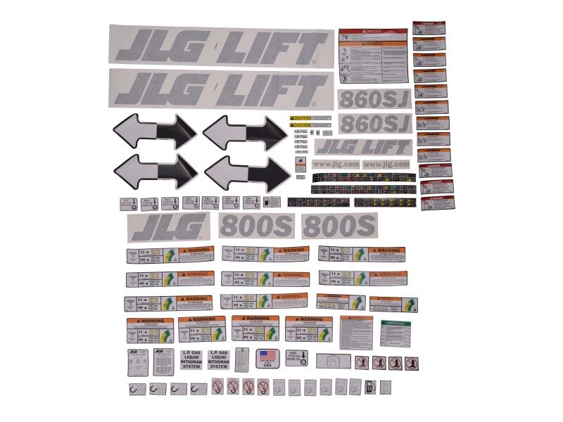 1001241335 Kit, (Service) Pltfrm Decal | JLG