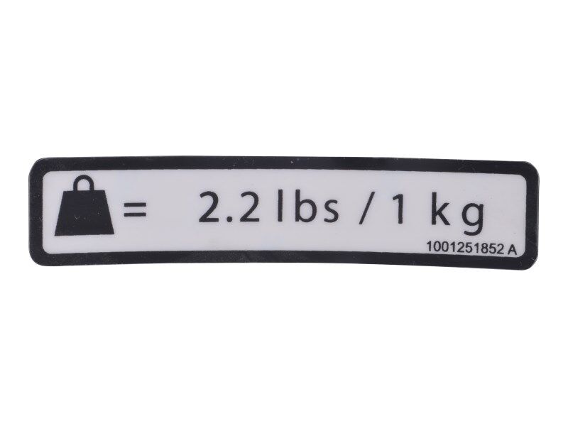 1001251852 Decal, Accy Wt | JLG