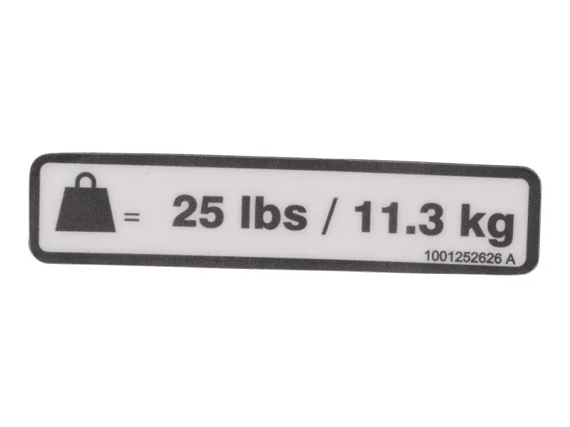 1001252626 Decal, Accy Wt | JLG