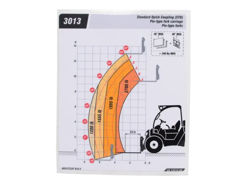 1001263414 Load, Std Carriage Jlg | JLG
