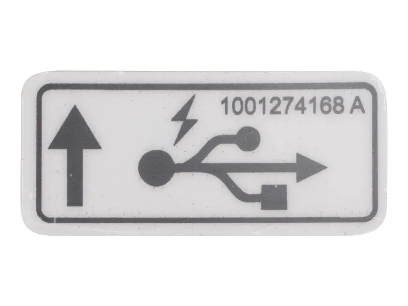 Part Number 1001274168 Decal, Usb Charge fits JLG
