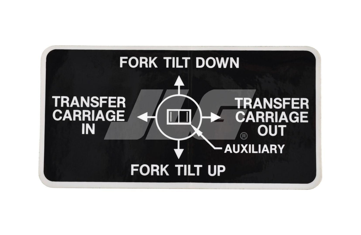 10130488 Decal, Std Fork Tilt & Transfe | JLG