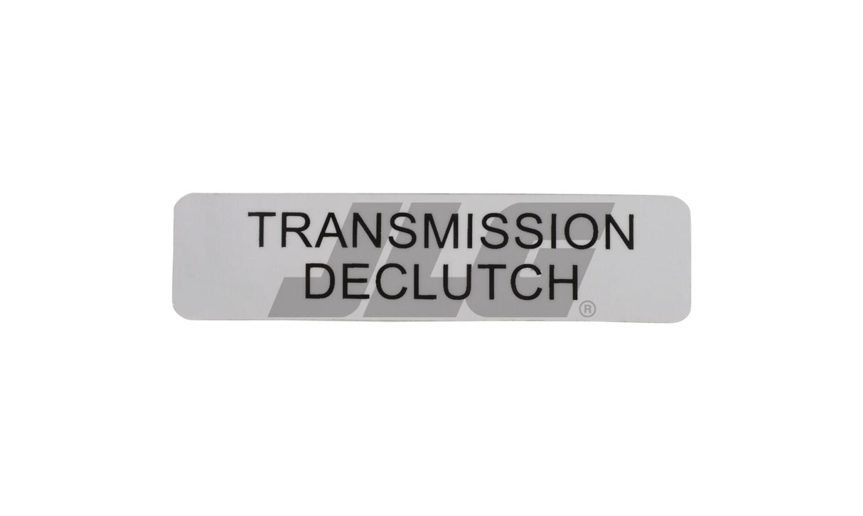 10135082 Decal Transmission Declutch