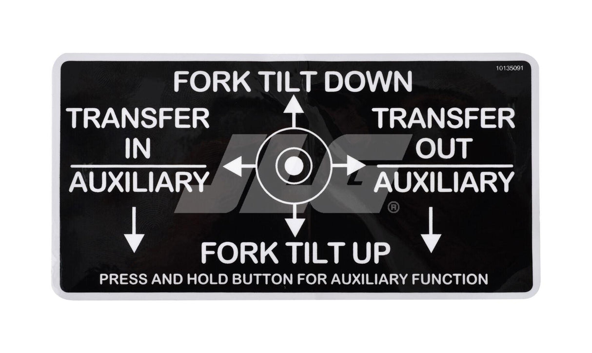 10135091 Decal Fork Tilt Down