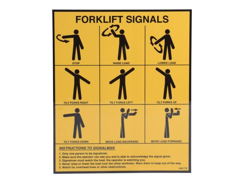 10239617 Decal, Forklift Signals | JLG