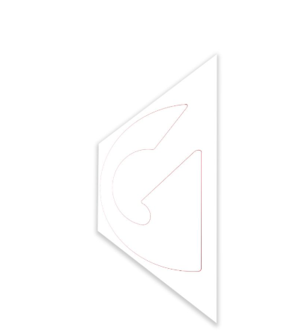 1334602GT Decal, Cosmetic, G, GTH-1056, White, 231 X 503 Mm