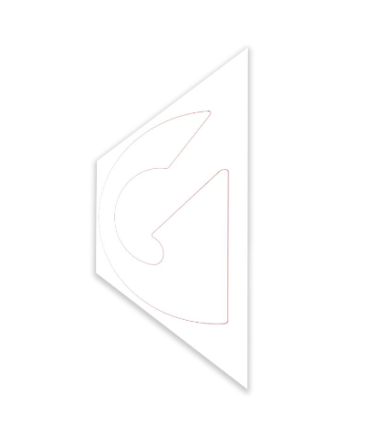 1334607GT Decal, Cosmetic, G, GTH-1044, White, 229 X 503 Mm