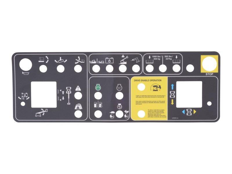 147575 Decal Pltfm Ctrl Panel